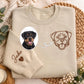 Personalised Dog Photo Embroidered Pet Portrait Sweatshirt