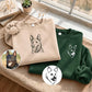 Personalised Dog Photo Embroidered Pet Portrait Sweatshirt
