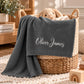 Personalised Embroidered Baby Blanket Custom Name Gift