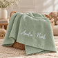 Personalised Embroidered Baby Blanket Custom Name Gift