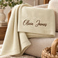 Personalised Embroidered Baby Blanket Custom Name Gift