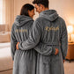 Personalised Embroidered Bathrobe Custom Name Unisex Robe