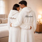 Personalised Embroidered Bathrobe Custom Name Unisex Robe