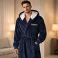 Personalised Embroidered Bathrobe Custom Name Unisex Robe