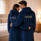 Personalised Embroidered Bathrobe Custom Name Unisex Robe
