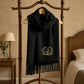 Personalised Embroidered Winter Scarf Custom Name Gift