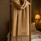 Personalised Embroidered Winter Scarf Custom Name Gift