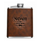 Personalised Engraved Hip Flask for Best Man Wedding Gift