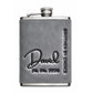 Personalised Engraved Leather Hip Flask for Men - Gift