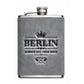 Personalised Engraved Stainless Steel Leather Hip Flask Gift