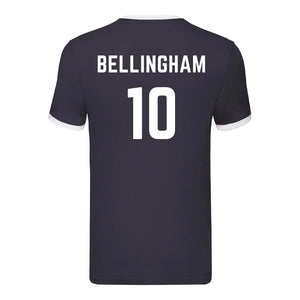Personalised Football Custom Name & Number Ringer T-Shirt