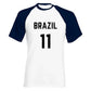 Personalised Football Name & Number Country Sport T-Shirt
