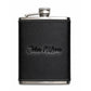 Personalised Leather Hip Flask with Engraved Name