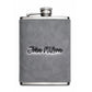Personalised Leather Hip Flask with Engraved Name