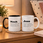 Personalised Mug with Custom Name and Three Custom Lines