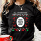 Personalised Photo Christmas Sweatshirt Xmas Crewneck