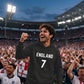 Personalised Football Team & Number Printed Unisex Hoodie - Fifa Word Cup 2026