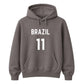 Personalised Football Team & Number Printed Unisex Hoodie - Fifa Word Cup 2026