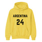 Personalised Football Team & Number Printed Unisex Hoodie - Fifa Word Cup 2026