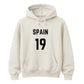 Personalised Football Team & Number Printed Unisex Hoodie - Fifa Word Cup 2026