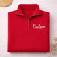 Personalised Logo Embroidered Quarter Zip
