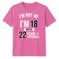 Personalised Age Experience Birthday Unisex T-Shirt