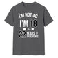 Personalised Age Experience Birthday Unisex T-Shirt