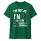 Personalised Age Experience Birthday Unisex T-Shirt
