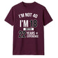 Personalised Age Experience Birthday Unisex T-Shirt
