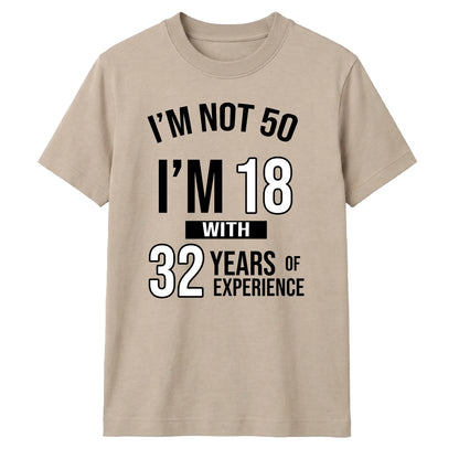 Personalised Age Experience Birthday Unisex T-Shirt