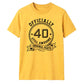 Personalised Age Officially  Awesome Birthday Unisex T-Shirt