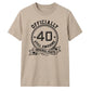 Personalised Age Officially  Awesome Birthday Unisex T-Shirt