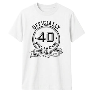 Personalized Birthday Gift T-Shirt | Officially Awesome Age Design for Men & Women