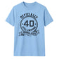 Personalised Age Officially  Awesome Birthday Unisex T-Shirt