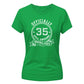 Personalised Age Officially Birthday Ladies Fit t-shirt