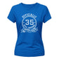 Personalised Age Officially Birthday Ladies Fit t-shirt