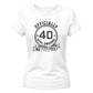 Personalised Age Officially Birthday Ladies Fit t-shirt