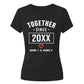 Personalised Anniversary For Him For Her Gifts Ladies Fit T-Shirt