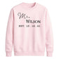 Personalised Anniversary Groom Unisex Sweatshirt