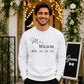 Personalised Anniversary Groom Unisex Sweatshirt