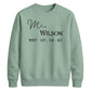 Personalised Anniversary Groom Unisex Sweatshirt