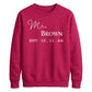 Personalised Anniversary Groom Unisex Sweatshirt