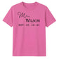 Personalised Anniversary Groom Gift Unisex T-Shirt