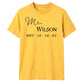 Personalised Anniversary Groom Gift Unisex T-Shirt