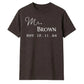 Personalised Anniversary Groom Gift Unisex T-Shirt
