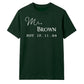 Personalised Anniversary Groom Gift Unisex T-Shirt