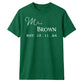 Personalised Anniversary Groom Gift Unisex T-Shirt