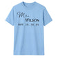 Personalised Anniversary Groom Gift Unisex T-Shirt