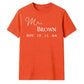 Personalised Anniversary Groom Gift Unisex T-Shirt