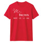 Personalised Anniversary Groom Gift Unisex T-Shirt
